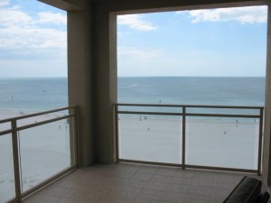 View from Sandpearl Residences condos